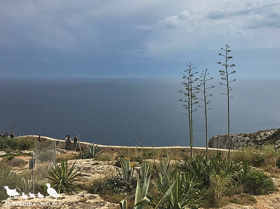 Malta-Süden-Wolken Malta im Winter