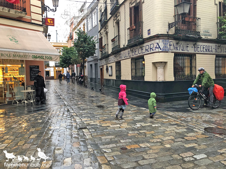 Sevilla im Regen