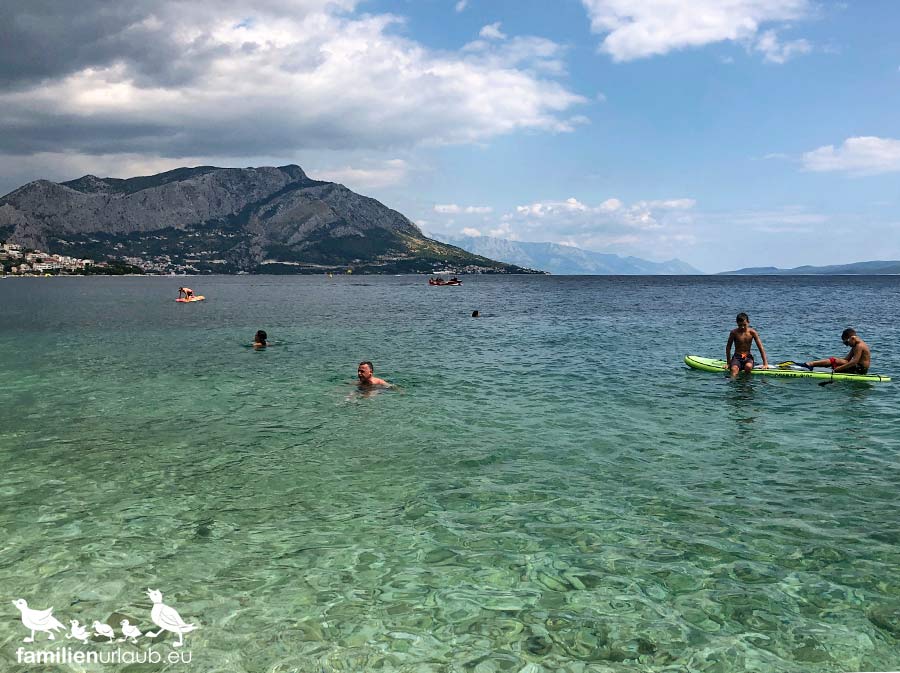 Kroatien-Split-Badestellen-Küste Meer Kroatien