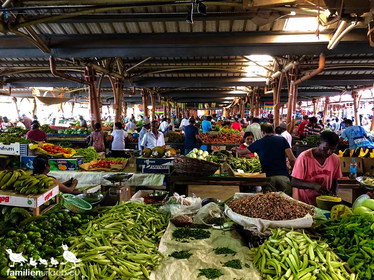 Markt Flacq auf Mauritius