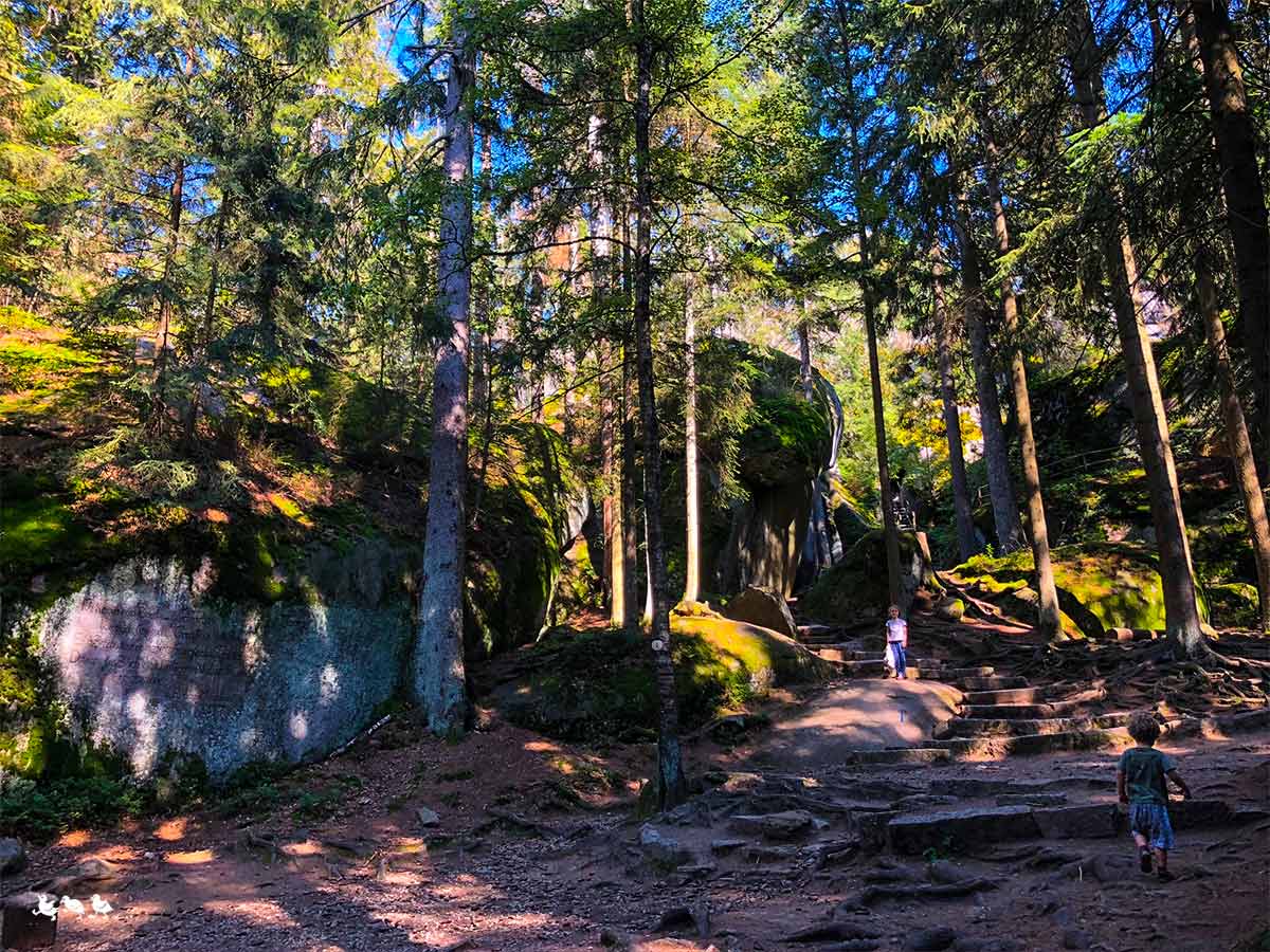Franken_Fichtelgebirge_Park Fichtelgebirge mit Kind