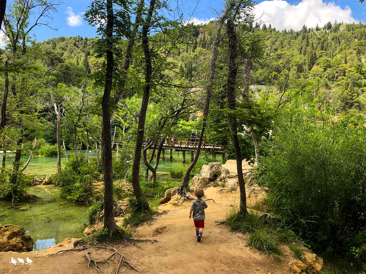 Krka Wasserfälle Kinder