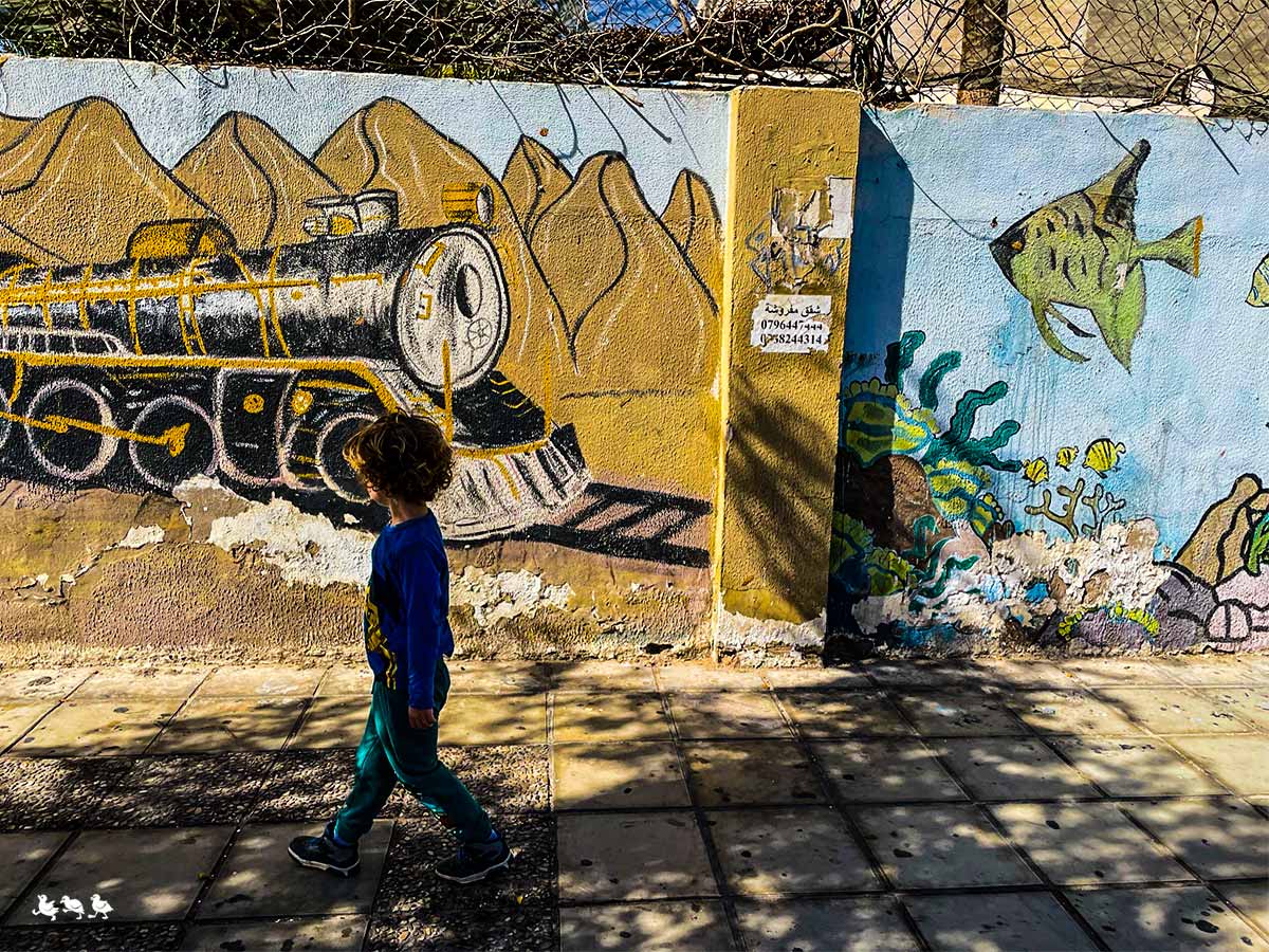 Akaba-straße Sicherheit Jordanien Kinder