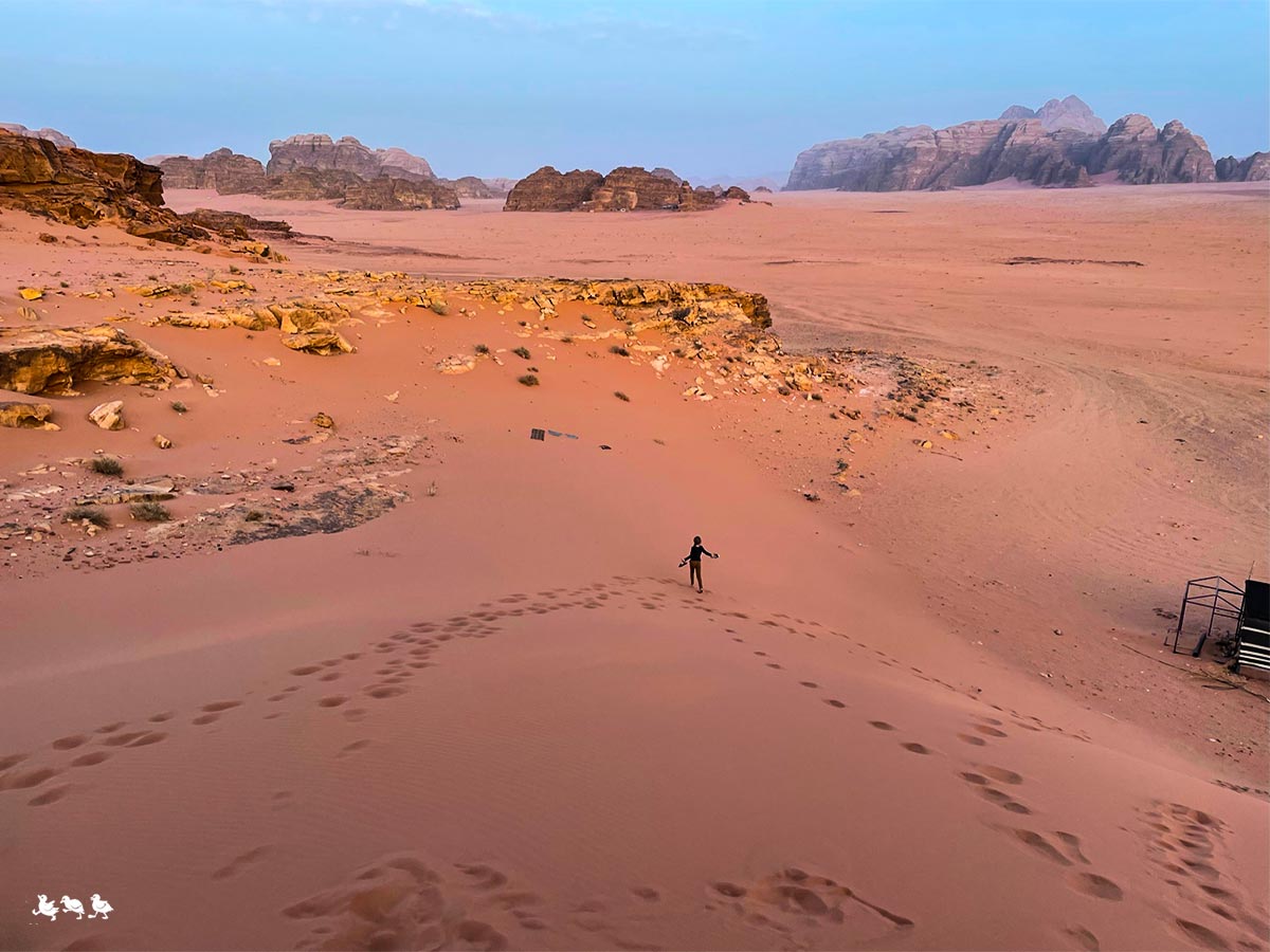 Wadi-Rum---Düne Wadi Rum mit Kindern